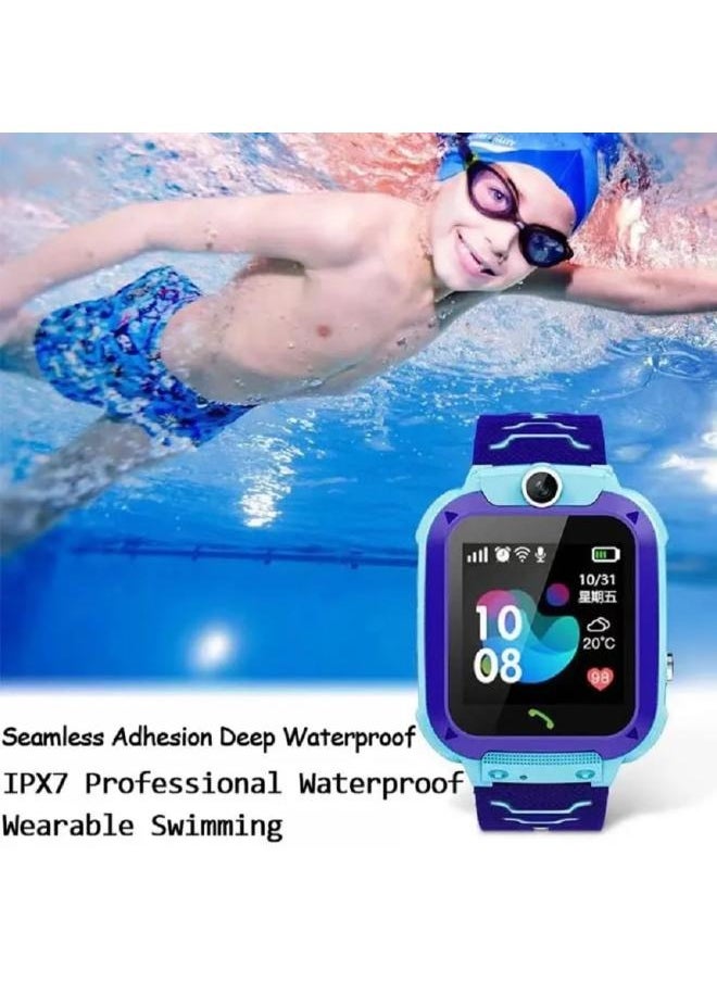 Nabi Watch for Kids for 3-12 Year Kids,Touch Screen,  Voice Chat Camera, Long Battery Life, Water Resistance Best Gift for Kids,Smart Watch for Boys & Girls(Blue)