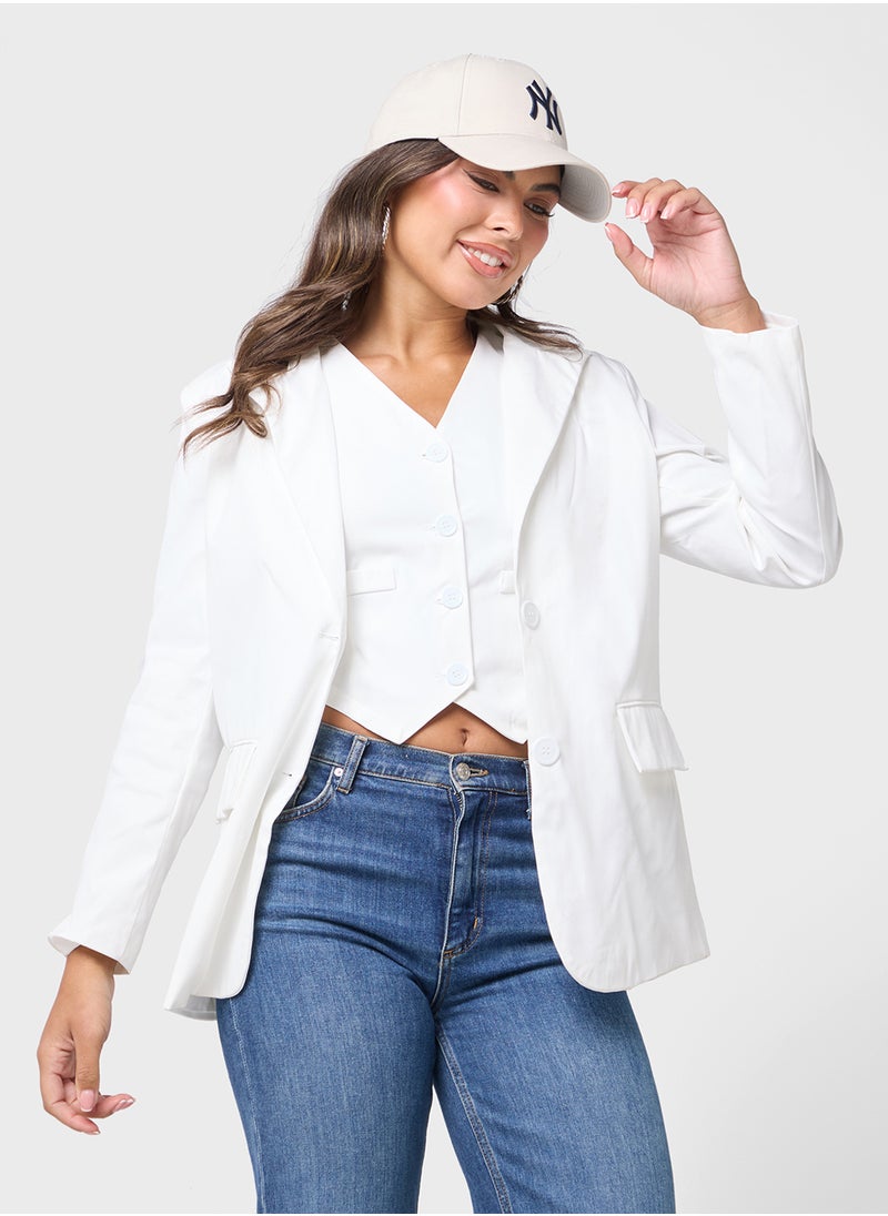 2pc Blazer & Waiscoat Set