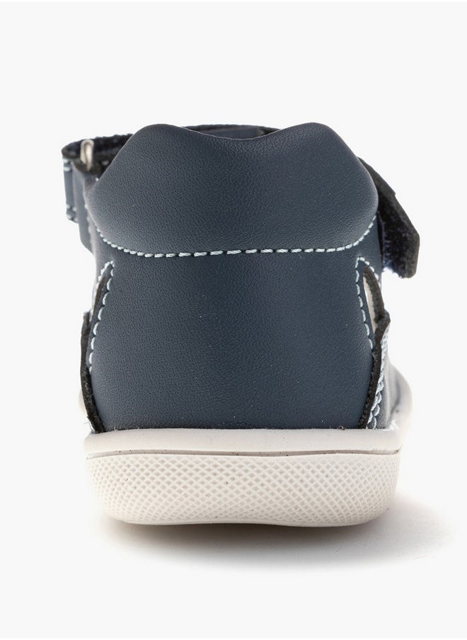 Boys' Casual Booties with Hook & Loop Closure