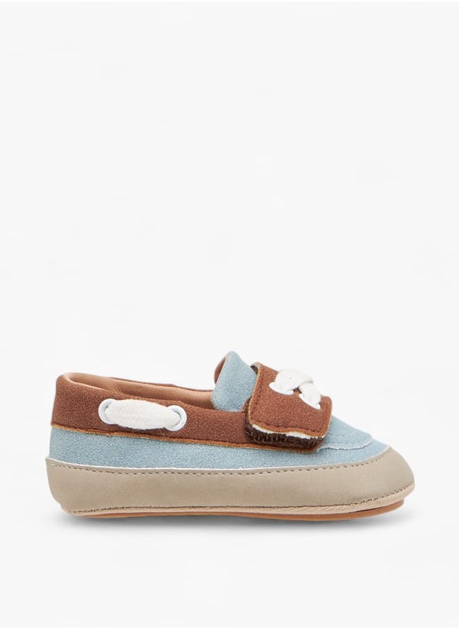 Boys Colourblock Booties with Hook and Loop Closure