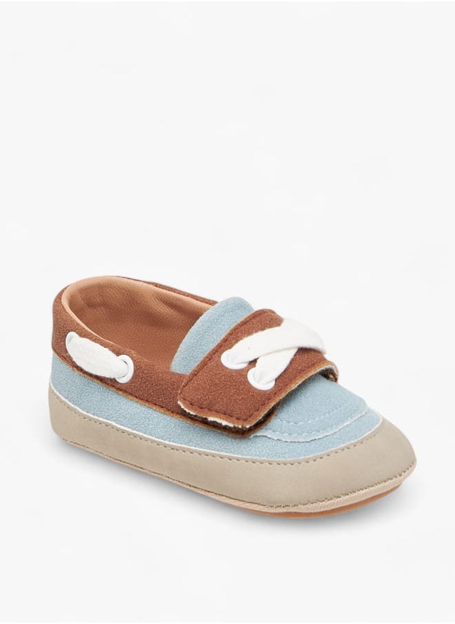 Boys Colourblock Booties with Hook and Loop Closure