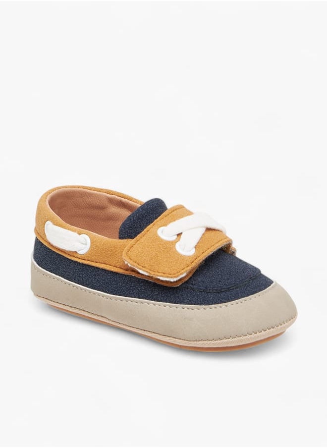 Boys Colourblock Booties with Hook and Loop Closure