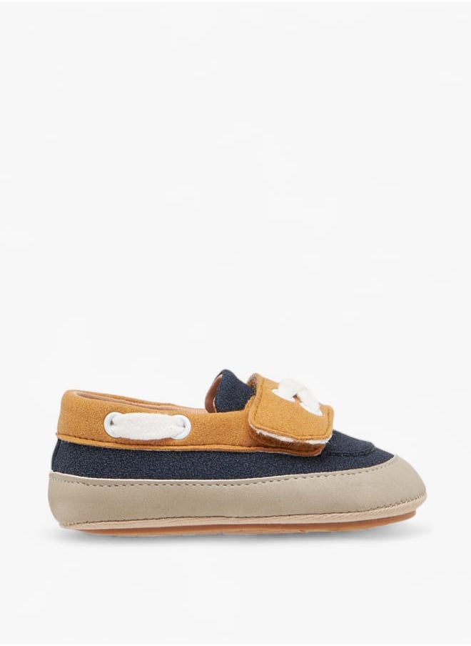 Boys Colourblock Booties with Hook and Loop Closure