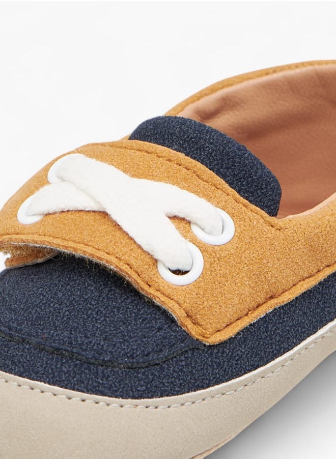 Boys Colourblock Booties with Hook and Loop Closure