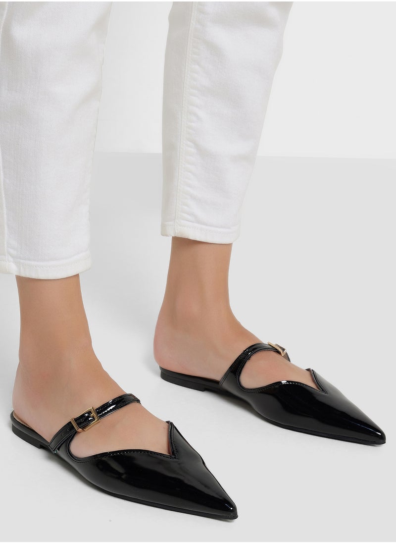 Pointy Toe Slip On Shoe