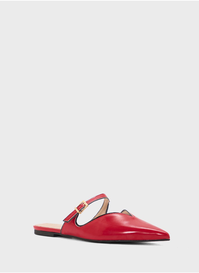 Pointy Toe Slip On Shoe