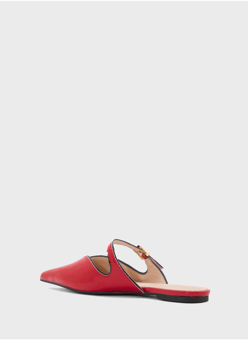 Pointy Toe Slip On Shoe