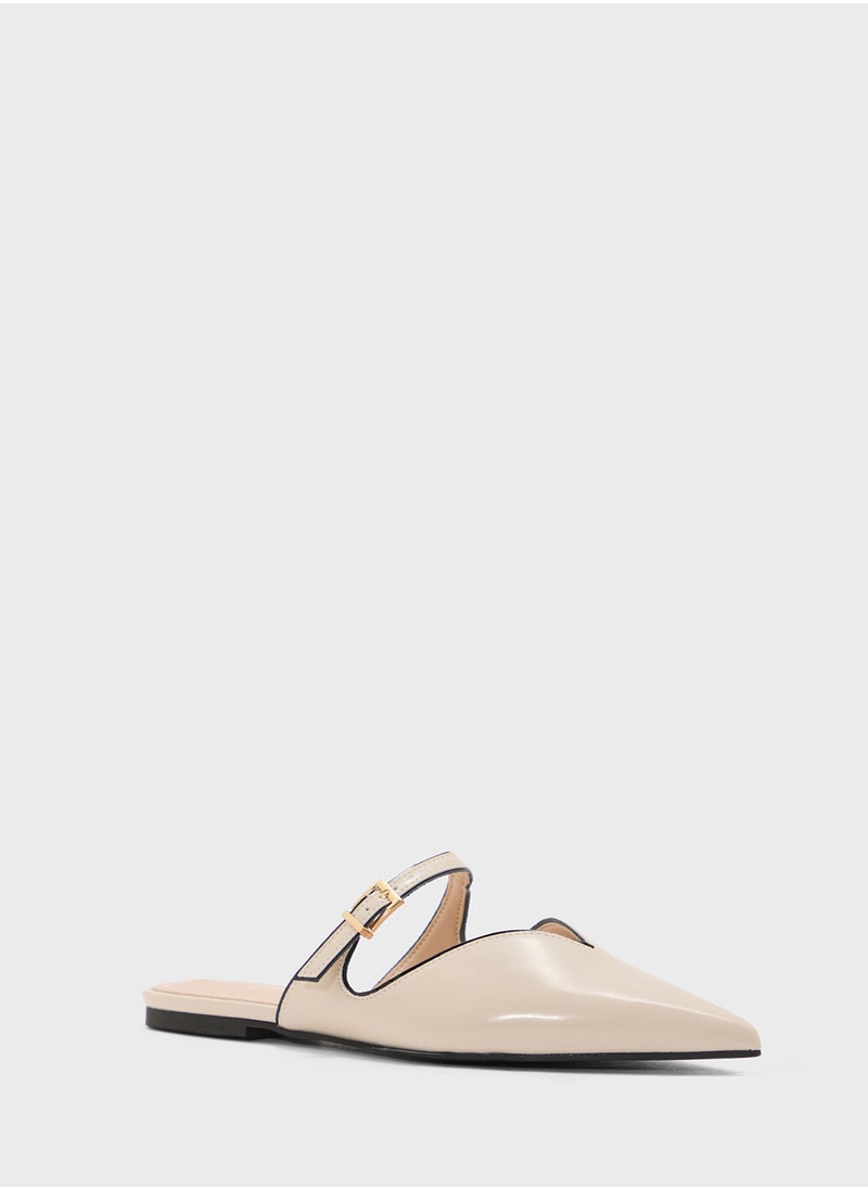 Pointy Toe Slip On Shoe