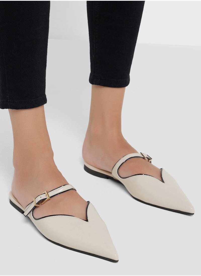 Pointy Toe Slip On Shoe