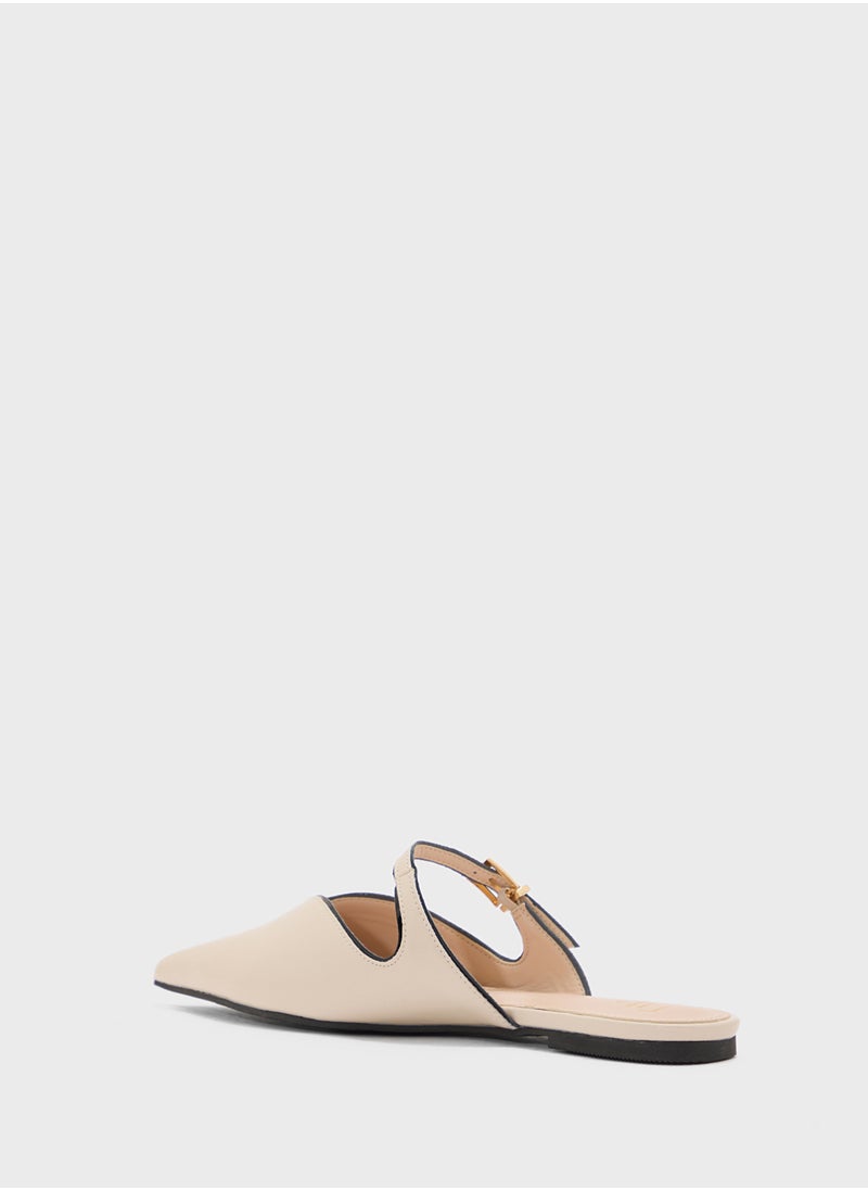 Pointy Toe Slip On Shoe