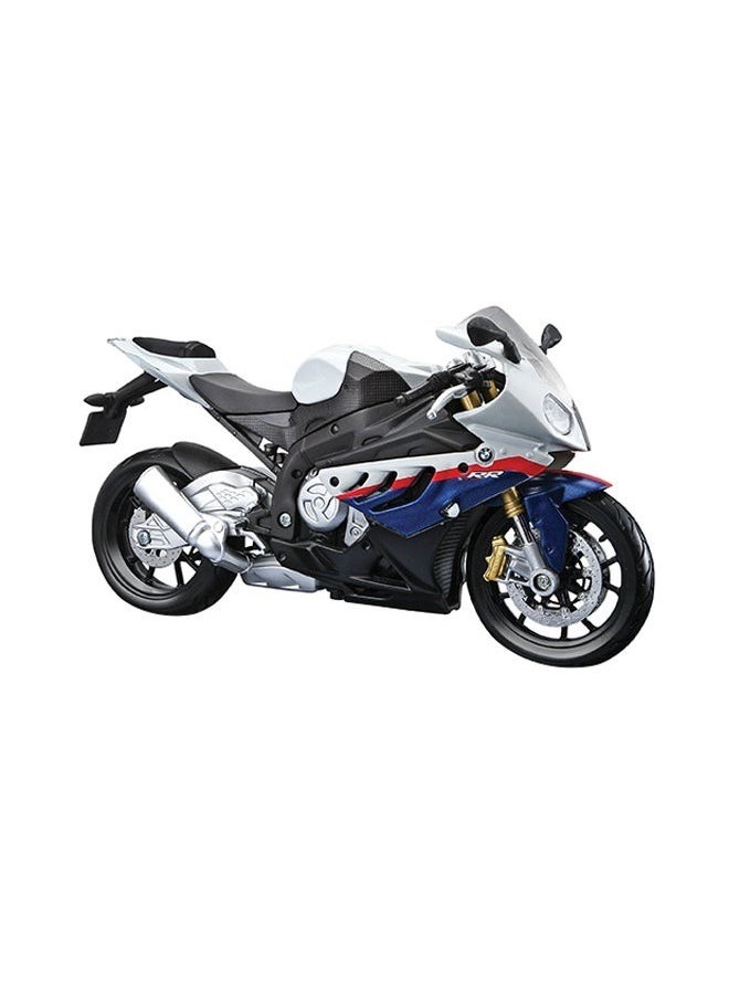1/12 BMW S1000Rr Motorcycle Multicolour , White/Red/Blue Multi