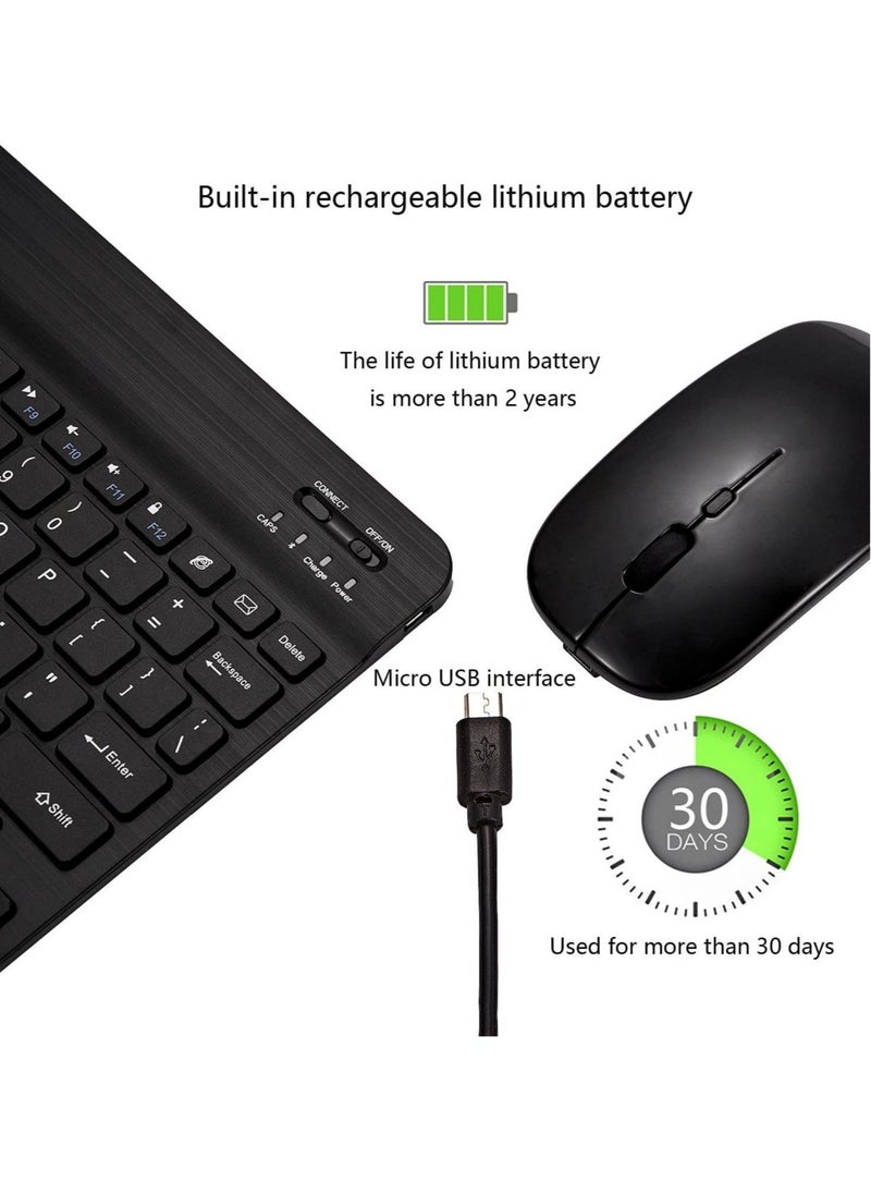 Wireless Keyboard Mouse Set for Apple iPad iPhone iOS 13