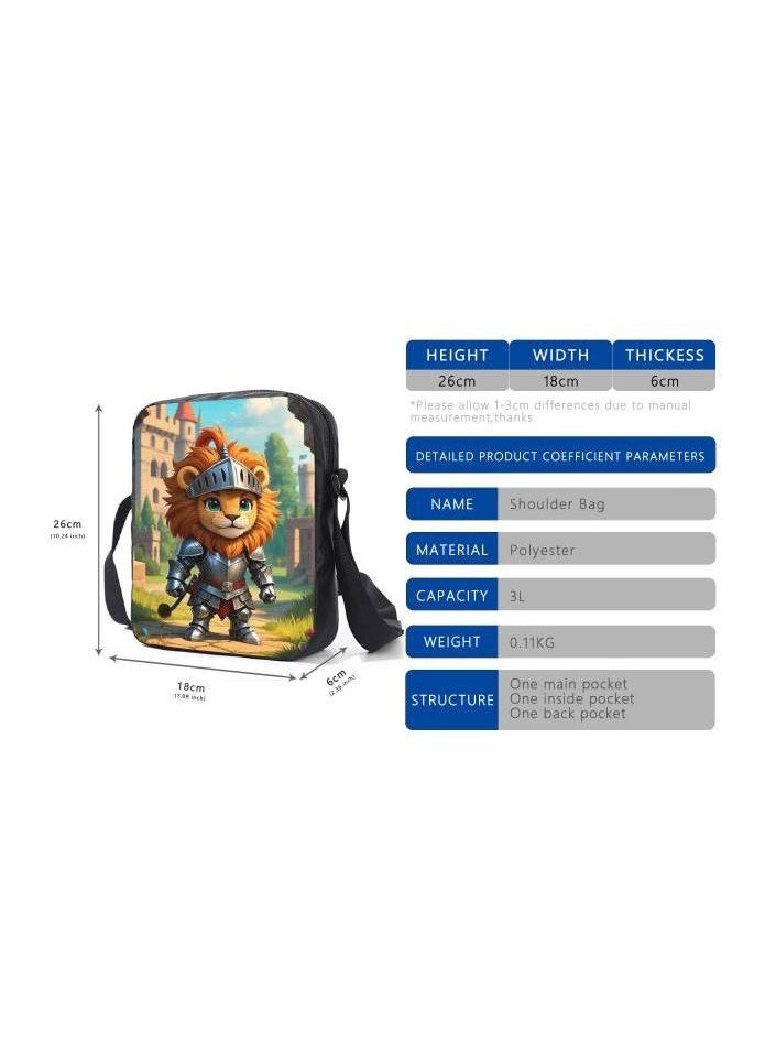 Cartoon style universal three-piece schoolbag - 1005