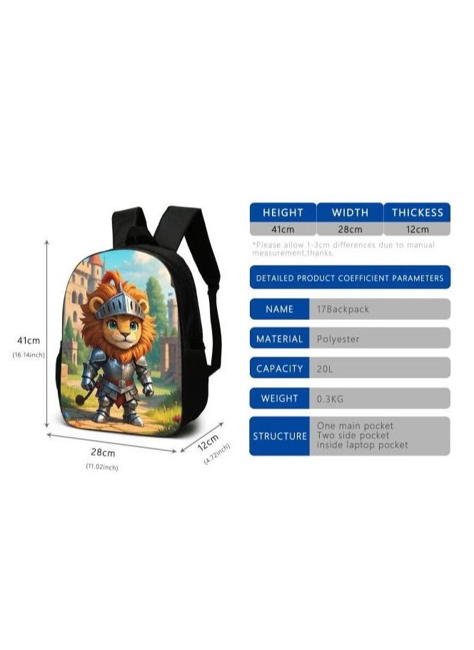 Cartoon style universal three-piece schoolbag - 1005