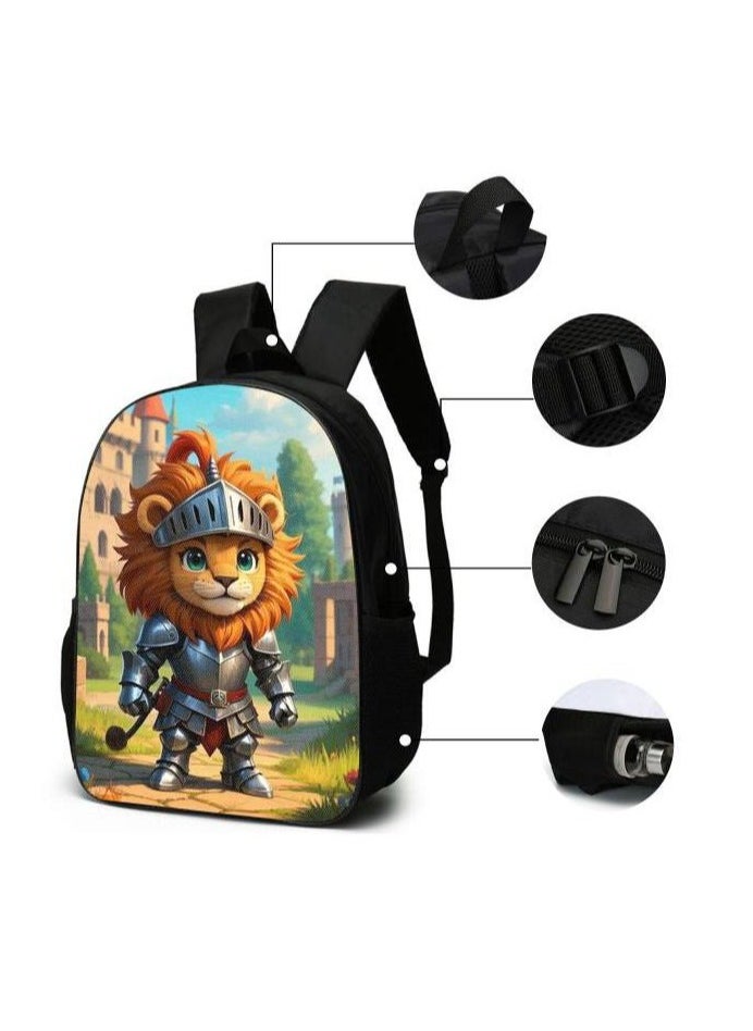 Cartoon style universal three-piece schoolbag - 1005
