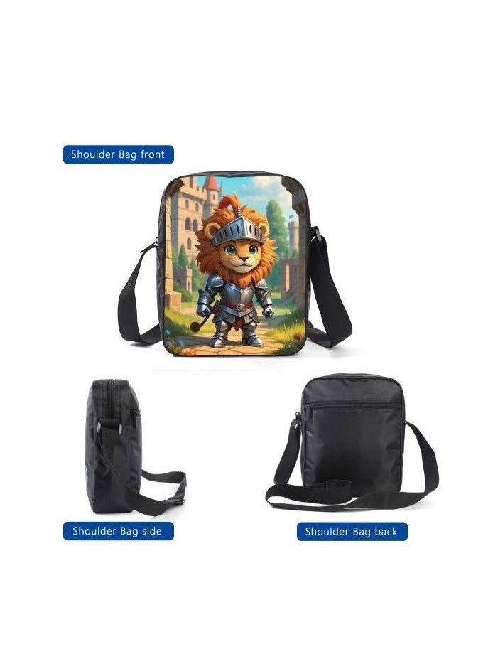 Cartoon style universal three-piece schoolbag - 1005