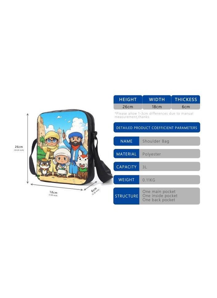 Cartoon style universal three-piece schoolbag - 104