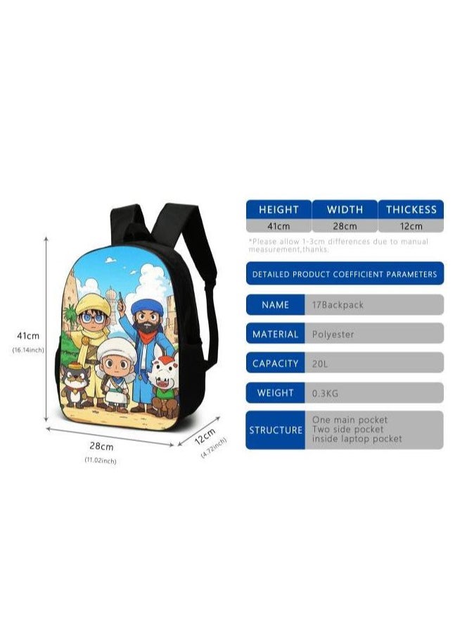 Cartoon style universal three-piece schoolbag - 104