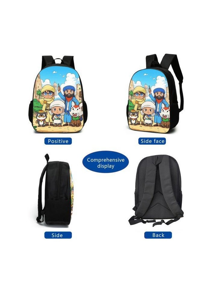 Cartoon style universal three-piece schoolbag - 104