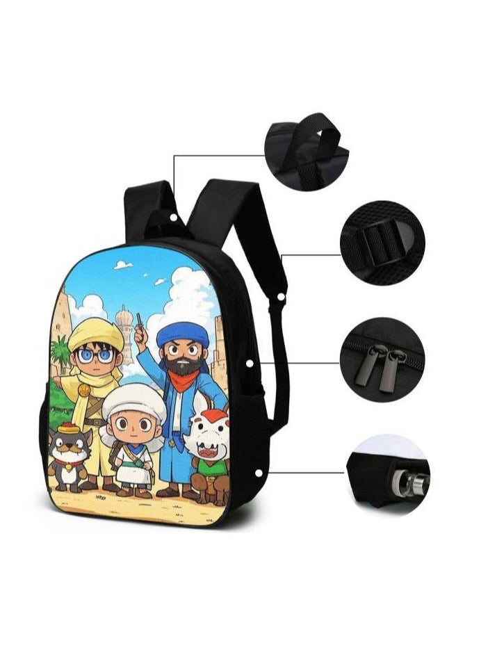 Cartoon style universal three-piece schoolbag - 104