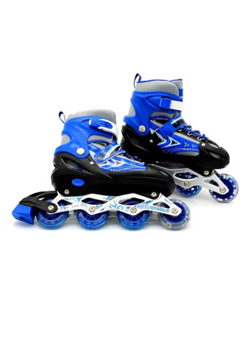 Retractable Technical Skateboarding, Kids Roller Shoes Single Wheels, Roller skating shoes, Unisex Kids Fitness Shoes