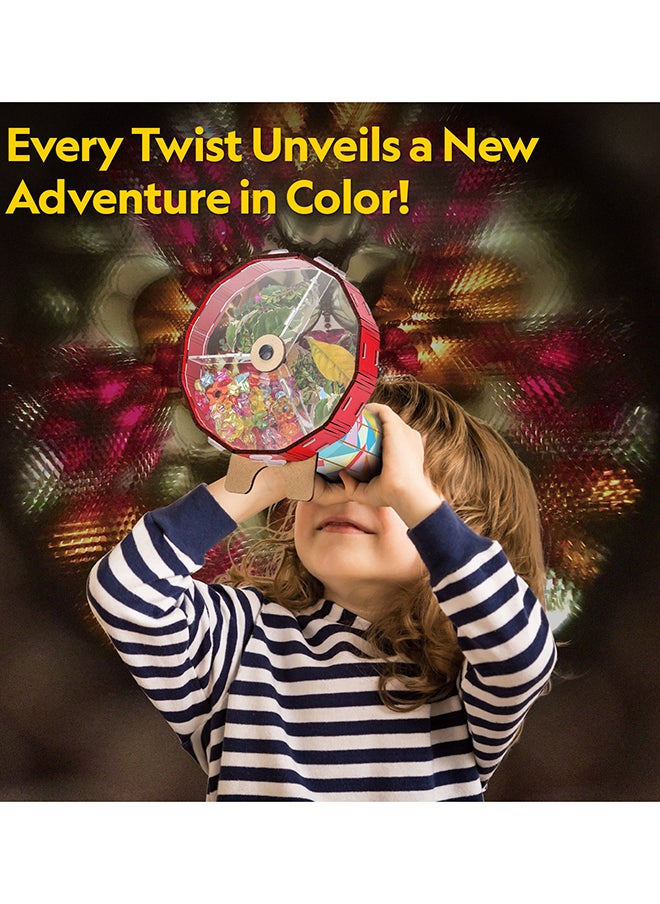 National Geographic 3D Puzzle Kaleidoscope With Wheel 19 Pcs