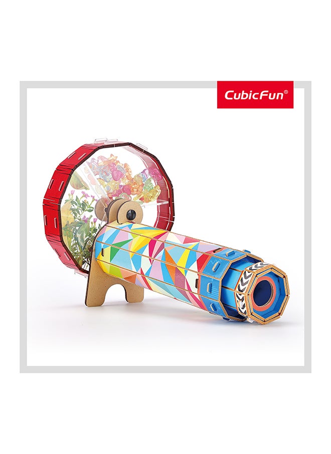 National Geographic 3D Puzzle Kaleidoscope With Wheel 19 Pcs