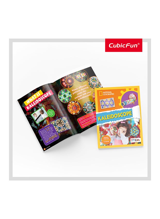 National Geographic 3D Puzzle Kaleidoscope With Wheel 19 Pcs