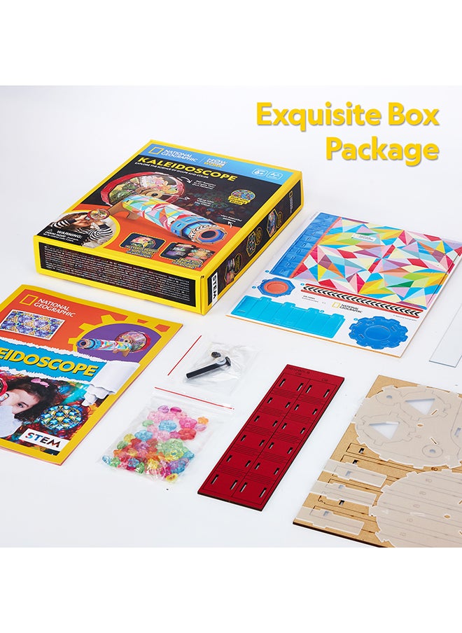 National Geographic 3D Puzzle Kaleidoscope With Wheel 19 Pcs