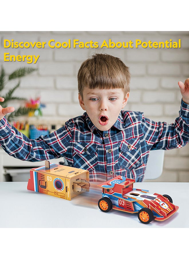National Geographic 3D Puzzle 2 In1 Blast-Off Rocket & Racing Car 59 Pcs