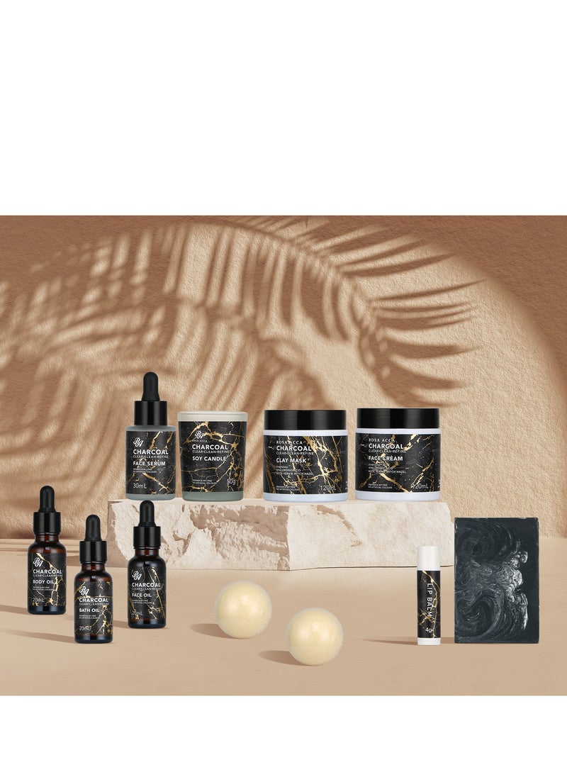 RA ROSA ACCA Facial Skin Care Set, Gifts for Women, 28pcs Skin Care Set includes Face Cream,Bath Oil,Scented Candle. Body & Facial Kit for Women, Birthday Gifts for Women Mother's Day Gift