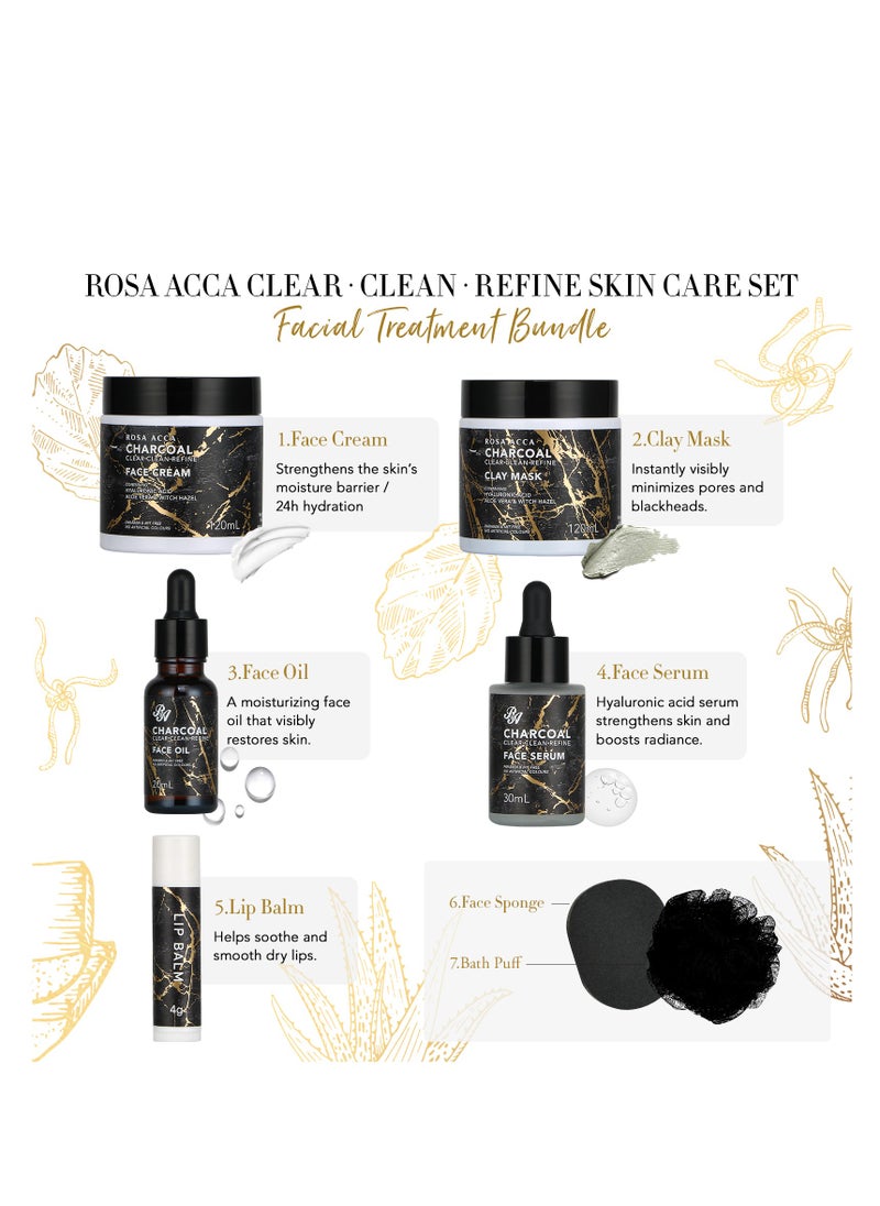 RA ROSA ACCA Facial Skin Care Set, Gifts for Women, 28pcs Skin Care Set includes Face Cream,Bath Oil,Scented Candle. Body & Facial Kit for Women, Birthday Gifts for Women Mother's Day Gift