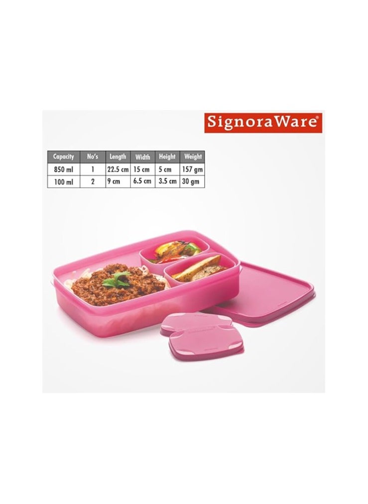 Signoraware Compact Lunch Box 850Ml