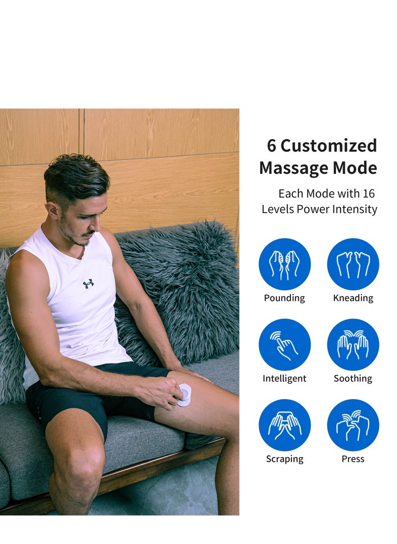 Pocket Massage Pad Fashion Charging Box, 6 Modes Rechargeable Electronic Pulse Massager, Massager for Athletes