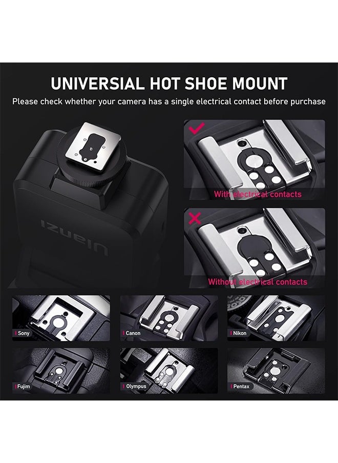 Ulanzi F32 Camera Flash, Camera Speedlite with GN32 / CCT 5600K for Canon/Fuji/Sony/Nikon/Panasonic Olympus Pentax and Other SLR Digital Cameras, and Digital Cameras with Single Contact Hot Shoe