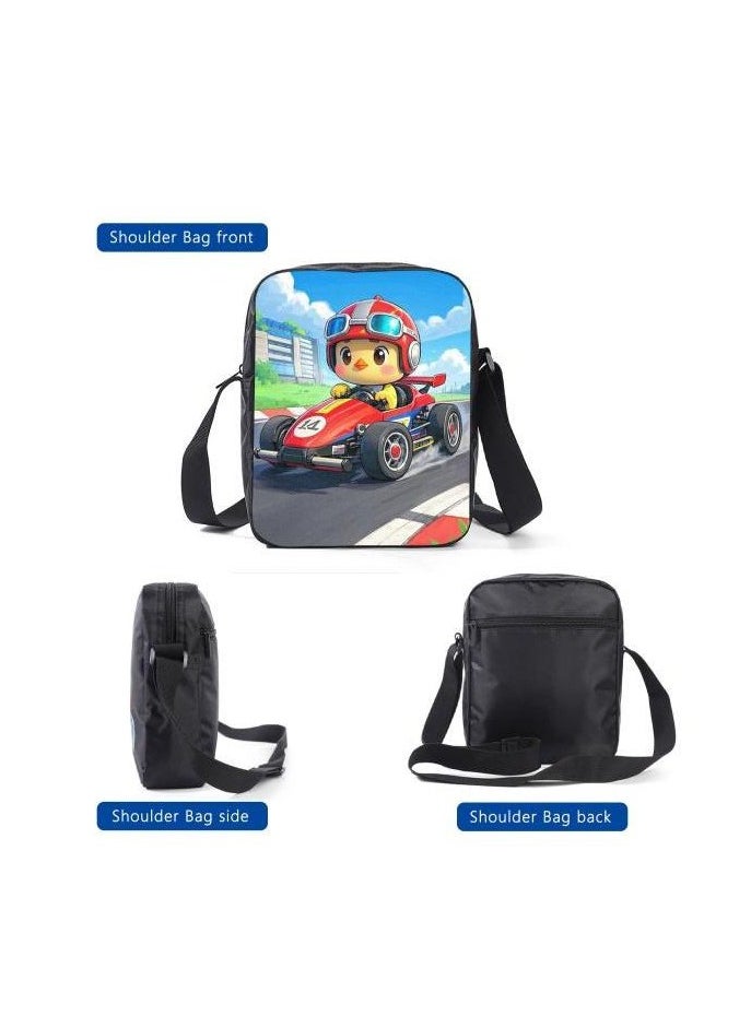 Cartoon style universal three-piece schoolbag - 406