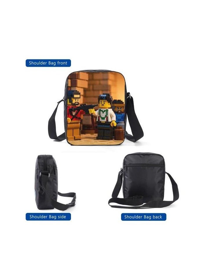 Cartoon style universal three-piece schoolbag - 1343