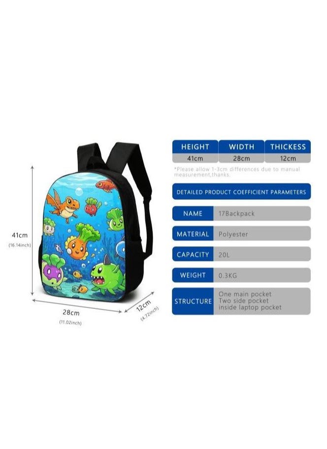 Cartoon style universal three-piece schoolbag - 228