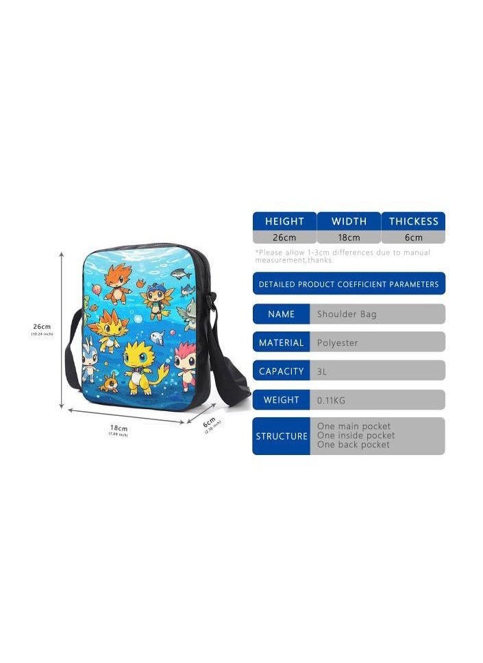 Cartoon style universal three-piece schoolbag - 362