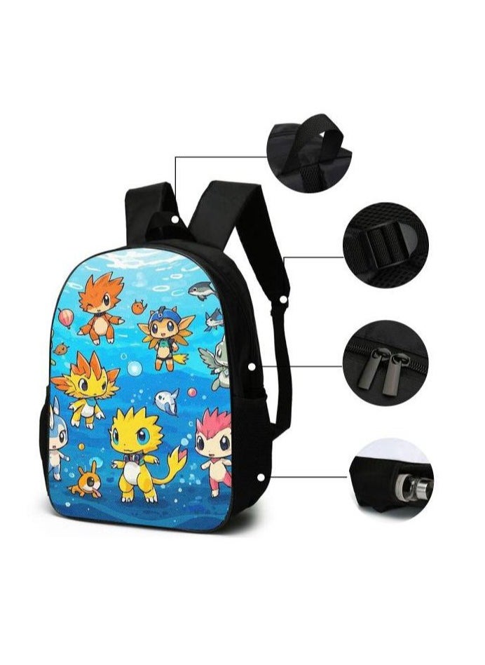 Cartoon style universal three-piece schoolbag - 362