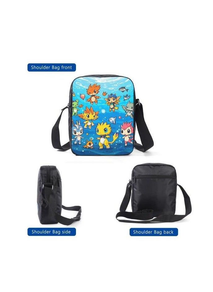 Cartoon style universal three-piece schoolbag - 362