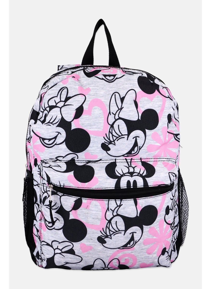 Kids Girl Minnie Mouse Backpack 40 H x 30 L x 12 W cm, Black