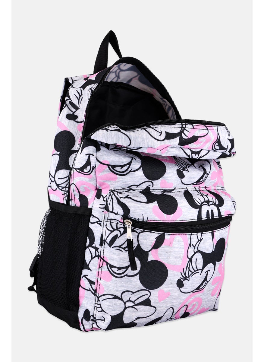 Kids Girl Minnie Mouse Backpack 40 H x 30 L x 12 W cm, Black