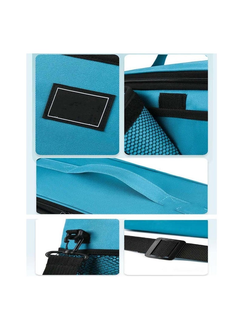 Portable Insulated Lunch Bag Blue