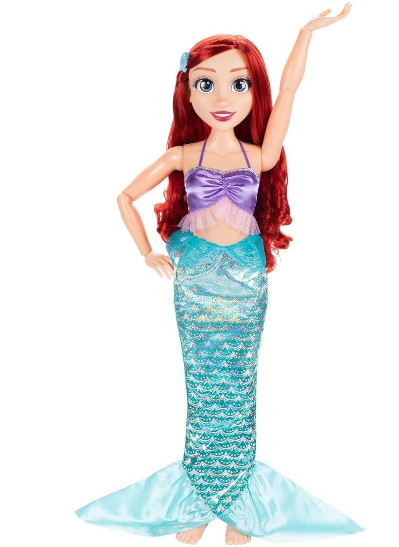Disney Princess Playdate Ariel Doll With Accessories, 32 Inches Tall