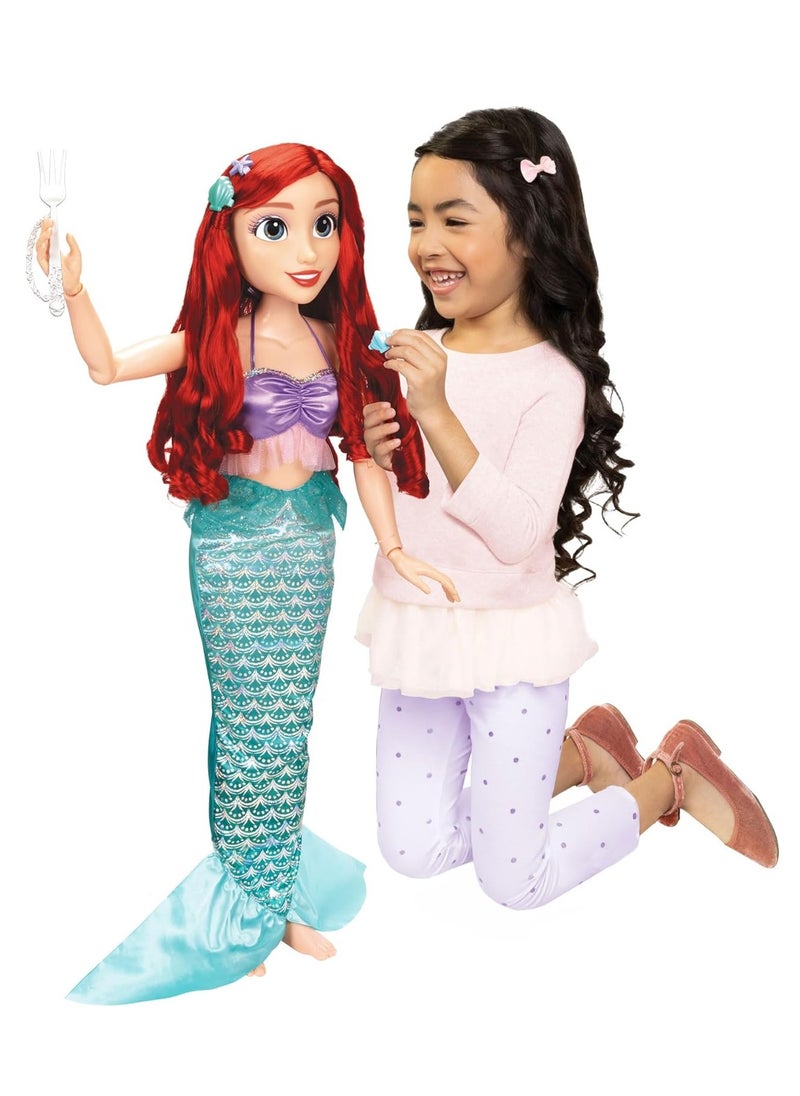 Disney Princess Playdate Ariel Doll With Accessories, 32 Inches Tall