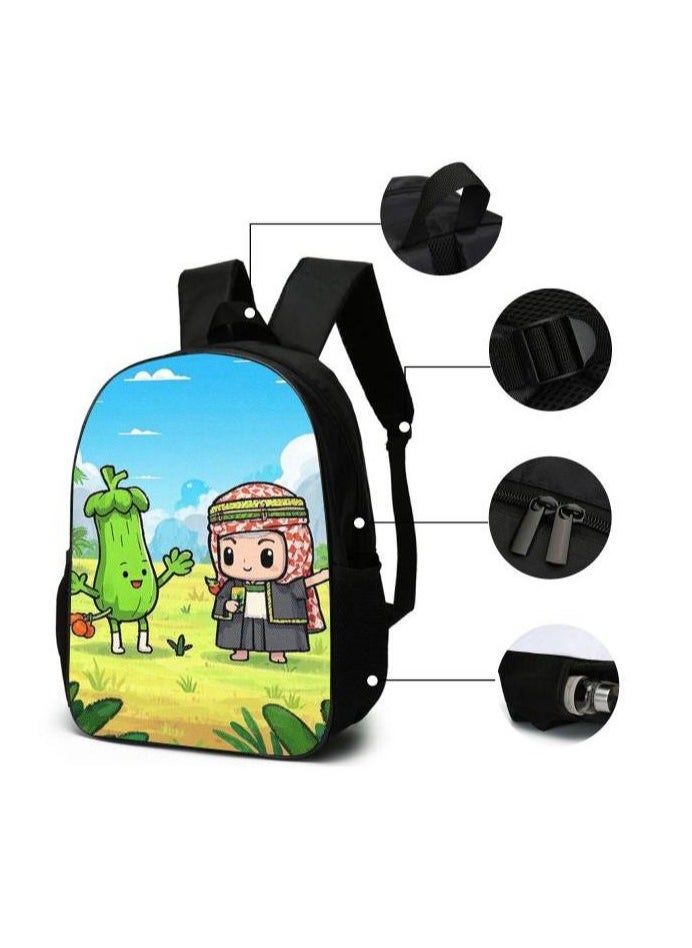 Cartoon style universal three-piece schoolbag - 361