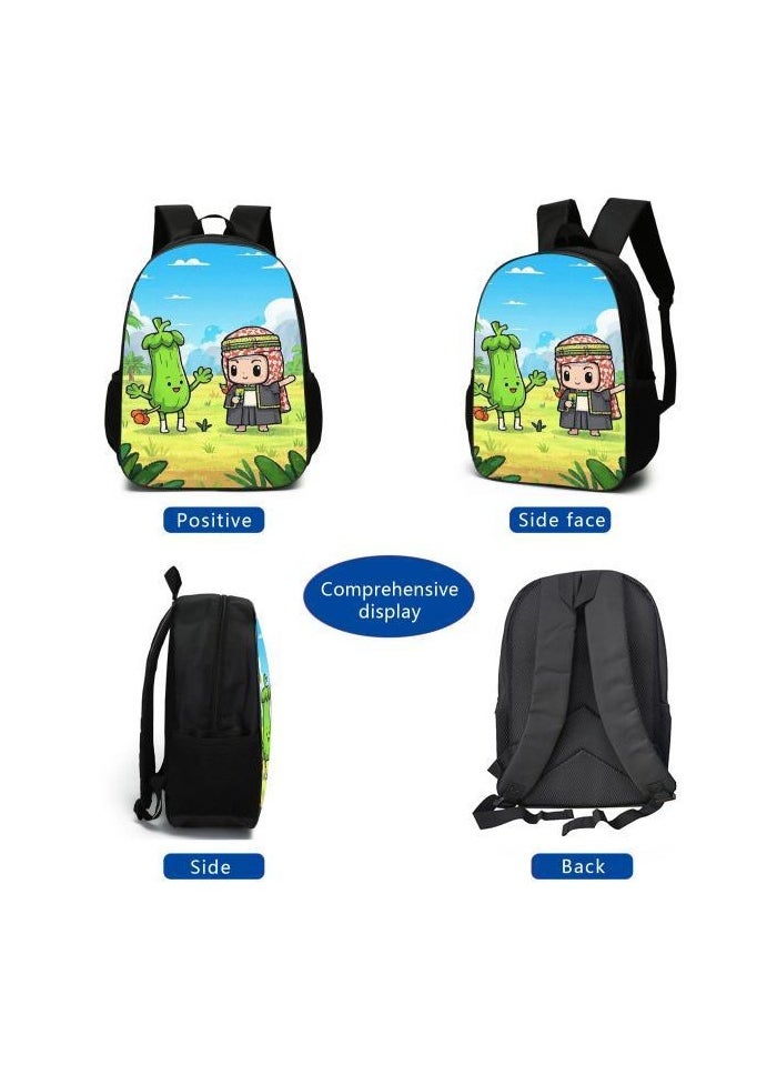 Cartoon style universal three-piece schoolbag - 361