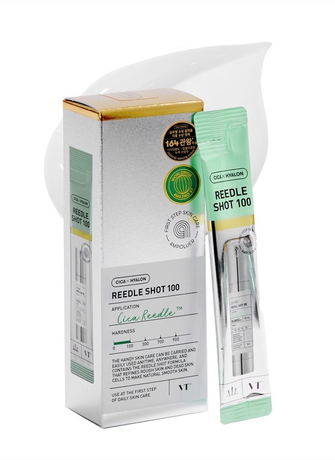 CICA Reedle Shot Ampouler | for Hydrated Skin 0.067Fl Oz*7 Pcs (2ml*7)
