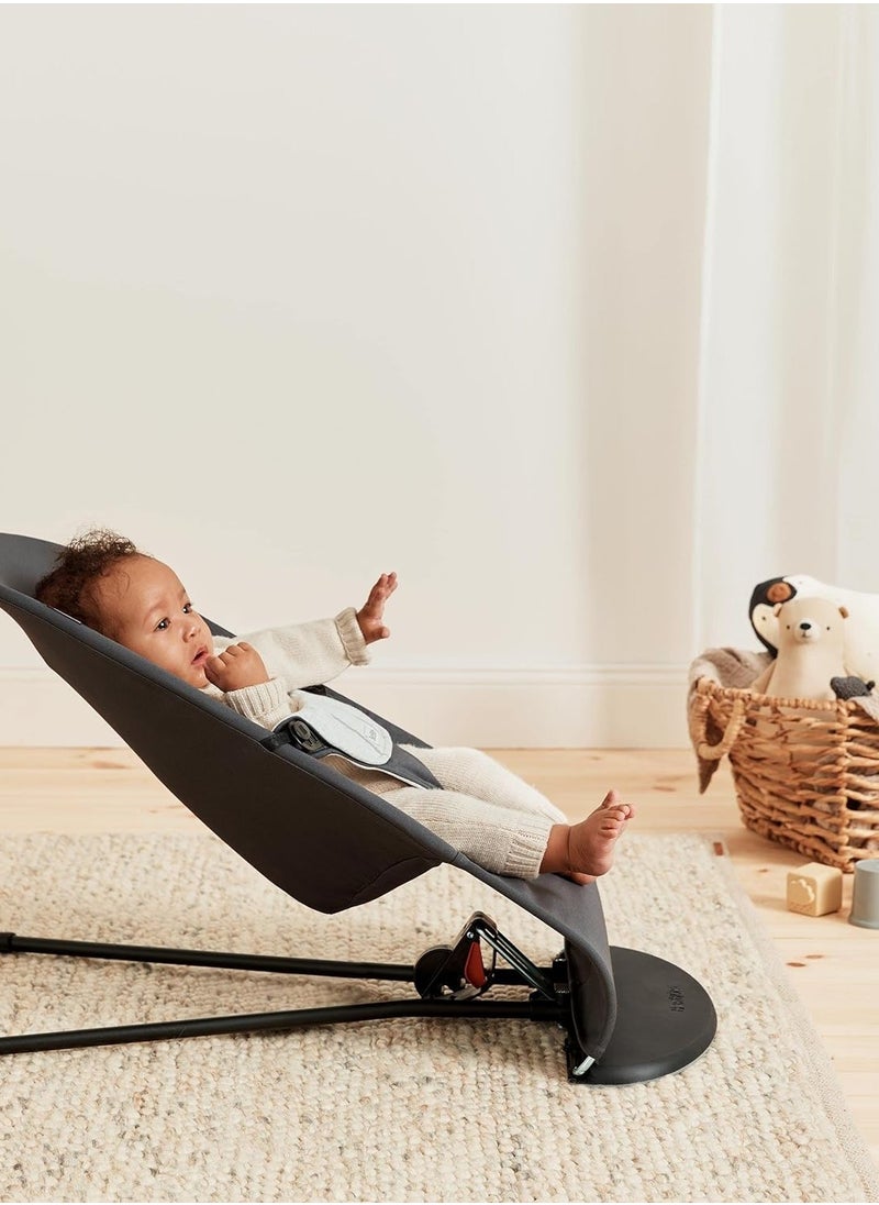 BabyBjörn Bouncer Balance Soft, Woven/Jersey, Dark grey/Grey